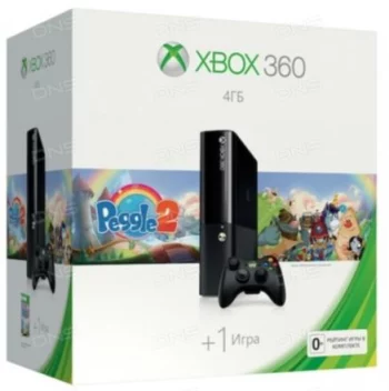 Игровая приставка Microsoft Xbox 360E + Peggle 2